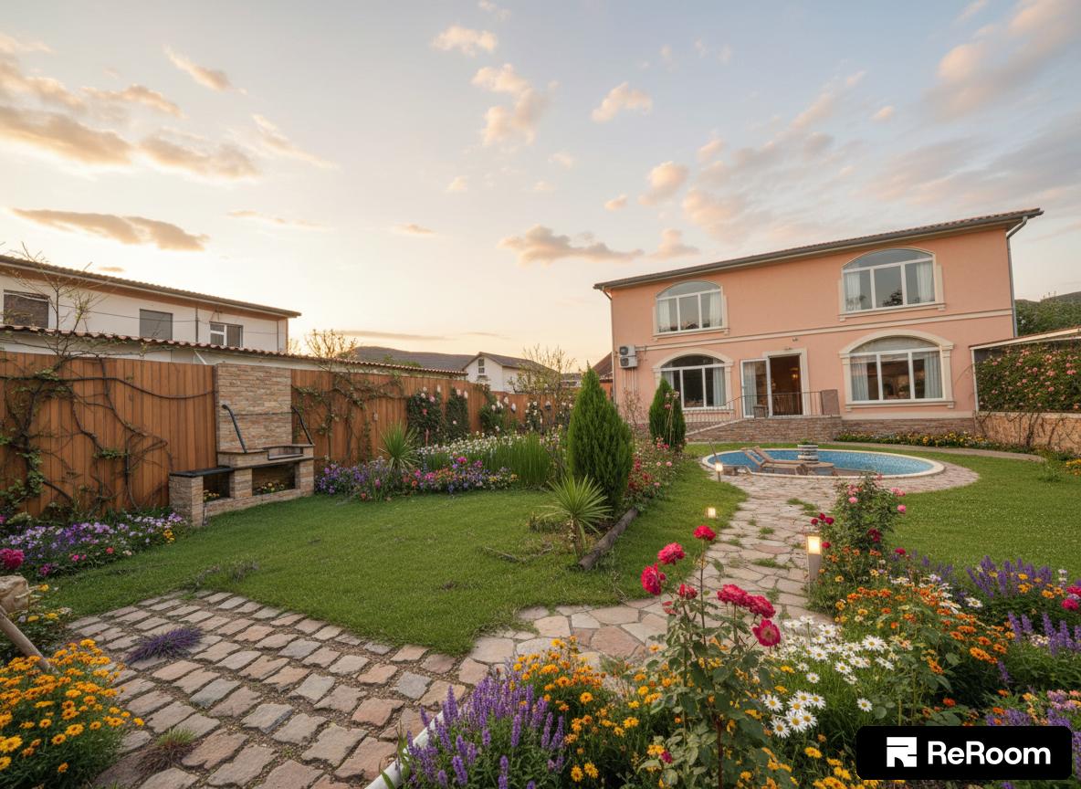 outdoor-garden in mid-century-modern - ReRoom AI